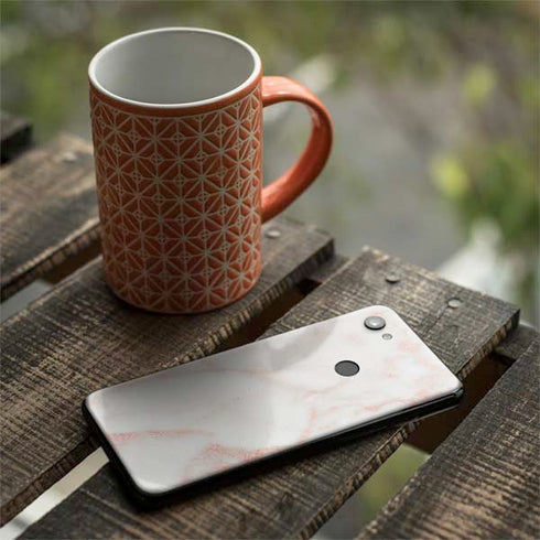 Rose Gold Marble Google Pixel 3a Skin